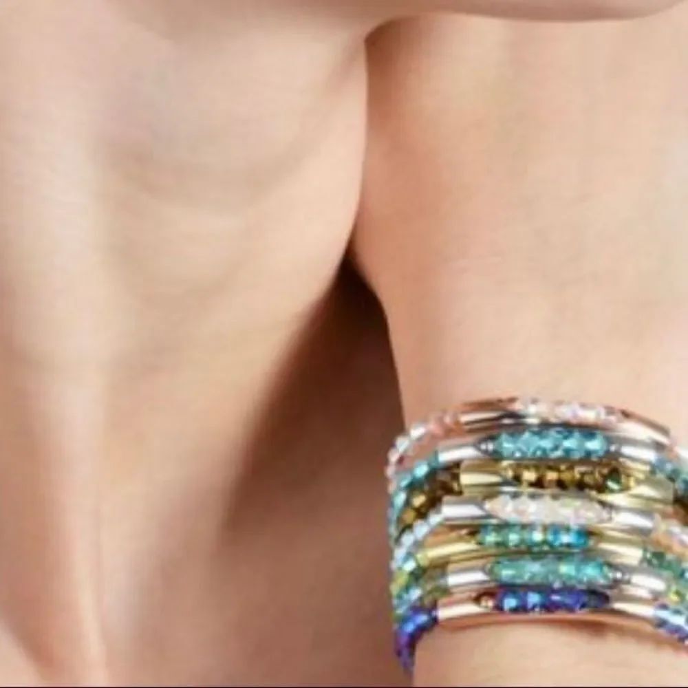 Flashback Bicone Bracelet Xilion Swarovski Crystal